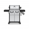 Broil King Crown 490 Gas Grill - NG/LP - Folding Shelf