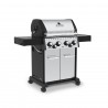 Broil King Crown 490 Gas Grill - NG/LP - Angled and Closed
