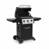 Broil King Monarch 320 Gas Grill - NG - Angled and Opened - Broil King Monarch 320 Gas Grill - NG - Angled and Opened
