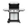 Broil King Signet 320 - NG/LP - Front and Open - Broil King Signet 320 - NG/LP - Front and Open