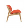 Greenington Danica Lounge Chair Wheat-Red - Side Angle