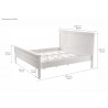 Nova Solo Bed King-Size - Dimensions