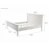 Nova Solo Bed King-Size - Dimensions - Nova Solo Bed King-Size - Dimensions