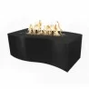 The Outdoor Plus Billow Fire Pit- Black - The Outdoor Plus Billow Fire Pit- Black