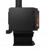 Catalyst Wood Stove With Black Door - Right