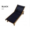 Royal Teak Collection Sundaze Teak Lounges - Black