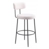 Blanca Barstool Ivory - Side Angled