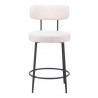Blanca Counter Stool Ivory - Front