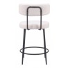 Blanca Counter Stool Ivory - Back