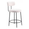 Blanca Counter Stool Ivory - Angled 2