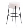 Blanche Barstool in Ivory -  Angled