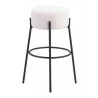 Blanche Barstool in Ivory - Front - Blanche Barstool in Ivory - Front