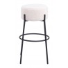 Blanche Barstool in Ivory - Side