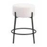 Blanche Counter Stool in Ivory - Side - Blanche Counter Stool in Ivory - Side