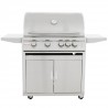 Blaze Grills LTE 32'' LP/NG Grill - Front with Cart