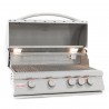 Blaze Grills LTE 32'' LP/NG Grill - Angled and Opened