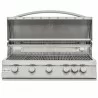 Blaze Grills 40-Inch 5-Burner LTE Gas Grill - Front and Opened - Blaze Grills 40-Inch 5-Burner LTE Gas Grill - Front and Opened