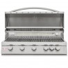 Blaze Grills 40-Inch 5-Burner LTE Gas Grill - Front and Opened