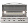 Blaze Grills 40-Inch 5-Burner LTE Gas Grill - Front and Opened With Light