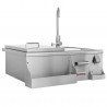 Blaze Grills Beverage Center - Ground Angled View