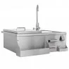 Blaze Grills Beverage Center - Ground Angled View - Blaze Grills Beverage Center - Ground Angled View