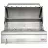 Blaze Grills 32-Inch Charcoal Grill - Front and OPened Angled - Blaze Grills 32-Inch Charcoal Grill - Front and OPened Angled