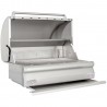 Blaze Grills 32-Inch Charcoal Grill - Opened and Angled