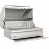Blaze Grills 32-Inch Charcoal Grill - Opened and Angled - Blaze Grills 32-Inch Charcoal Grill - Opened and Angled