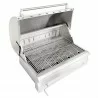 Blaze Grills 32-Inch Charcoal Grill - Opened and Top Angled - Blaze Grills 32-Inch Charcoal Grill - Opened and Top Angled