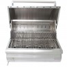 Blaze Grills 32-Inch Charcoal Grill - Opened and Front