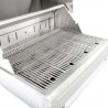 Blaze Grills 32-Inch Charcoal Grill - Side Top Angled and Opened