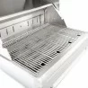 Blaze Grills 32-Inch Charcoal Grill - Side Top Angled and Opened - Blaze Grills 32-Inch Charcoal Grill - Side Top Angled and Opened