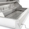 Blaze Grills 32-Inch Charcoal Grill - Side and Opened Angled