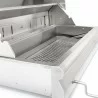 Blaze Grills 32-Inch Charcoal Grill - Side and Opened Angled - Blaze Grills 32-Inch Charcoal Grill - Side and Opened Angled