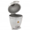 Blaze Grills Kamado 20'' Grill - Lid Opened Angled View
