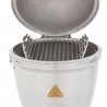 Blaze Grills Kamado 20'' Grill - Front and Opened