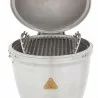 Blaze Grills Kamado 20'' Grill - Front and Opened - Blaze Grills Kamado 20'' Grill - Front and Opened