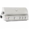 Blaze Grills Professional 44-Inch 4 Burner Built-In Gas Grill - Angled View