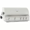 Blaze Grills Professional 44-Inch 4 Burner Built-In Gas Grill - Angled View - Blaze Grills Professional 44-Inch 4 Burner Built-In Gas Grill - Angled View