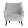 Sunpan Sorrel Lounge Chair Polo Club Stone Antonio Charcoal - Front Angle