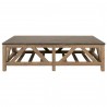 Essentials For Living Blue Stone Coffee Table - Front