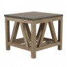 Essentials For Living Blue Stone End Table - Angled