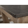 Essentials For Living Blue Stone Square Coffee Table - Edge Close-up