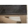 Essentials For Living Blue Stone Square Coffee Table - Side Close-up