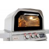 Blaze Grills 26-Inch Propane Gas Outdoor Pizza Oven With Rotisserie - Oven Close-up Angled View