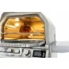 Blaze Grills 26-Inch Propane Gas Outdoor Pizza Oven With Rotisserie - Angled View Oven Lit - Blaze Grills 26-Inch Propane Gas Outdoor Pizza Oven With Rotisserie - Angled View Oven Lit