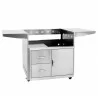 Blaze Grills 34-Inch Burner Professional Grill Cart - Angled and Opened - Blaze Grills 34-Inch Burner Professional Grill Cart - Angled and Opened