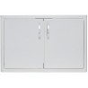 Blaze Grills 32-Inch Double Access Door with Paper Towel Holder - Front