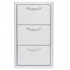 Blaze Grills 16-Inch Triple Access Drawer - Front