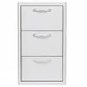 Blaze Grills 16-Inch Triple Access Drawer - Front - Blaze Grills 16-Inch Triple Access Drawer - Front
